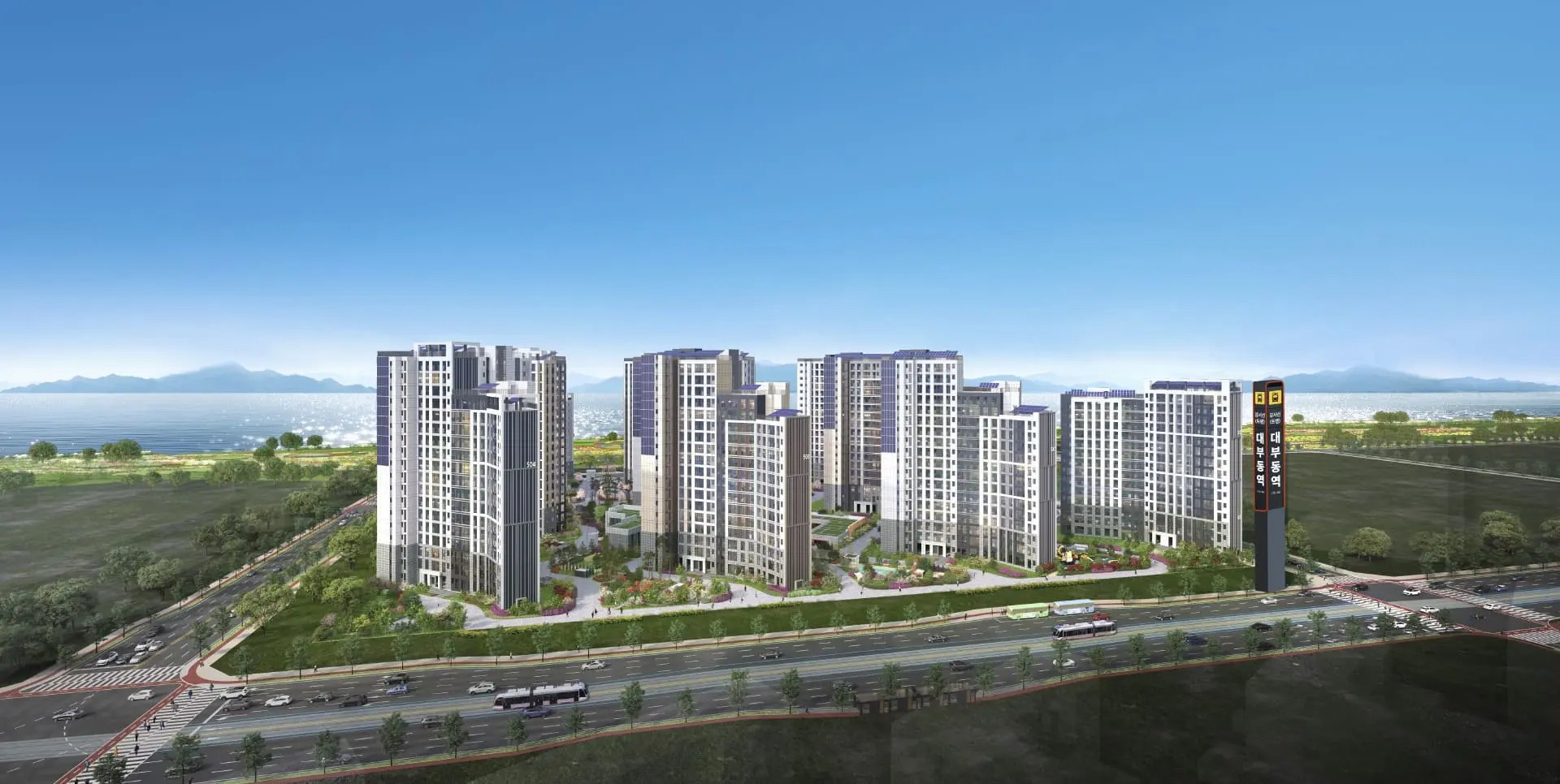 에코델타시티엘가로제비앙 조감도